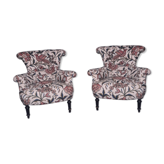 Pair of armchair stods Napoleon III