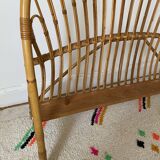 Rattan basket head and foot