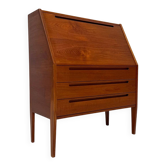 Bureau secrétaire en teck danois des années 1960 par Kai Kristiansen pour Tørring Møbelfabrik