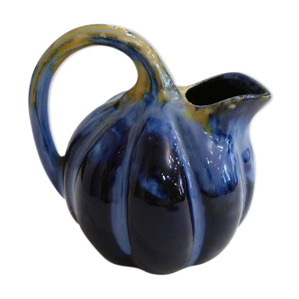 Blue Pumpkin Pitcher