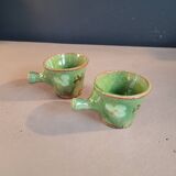 Pair of ceramic coffee cups