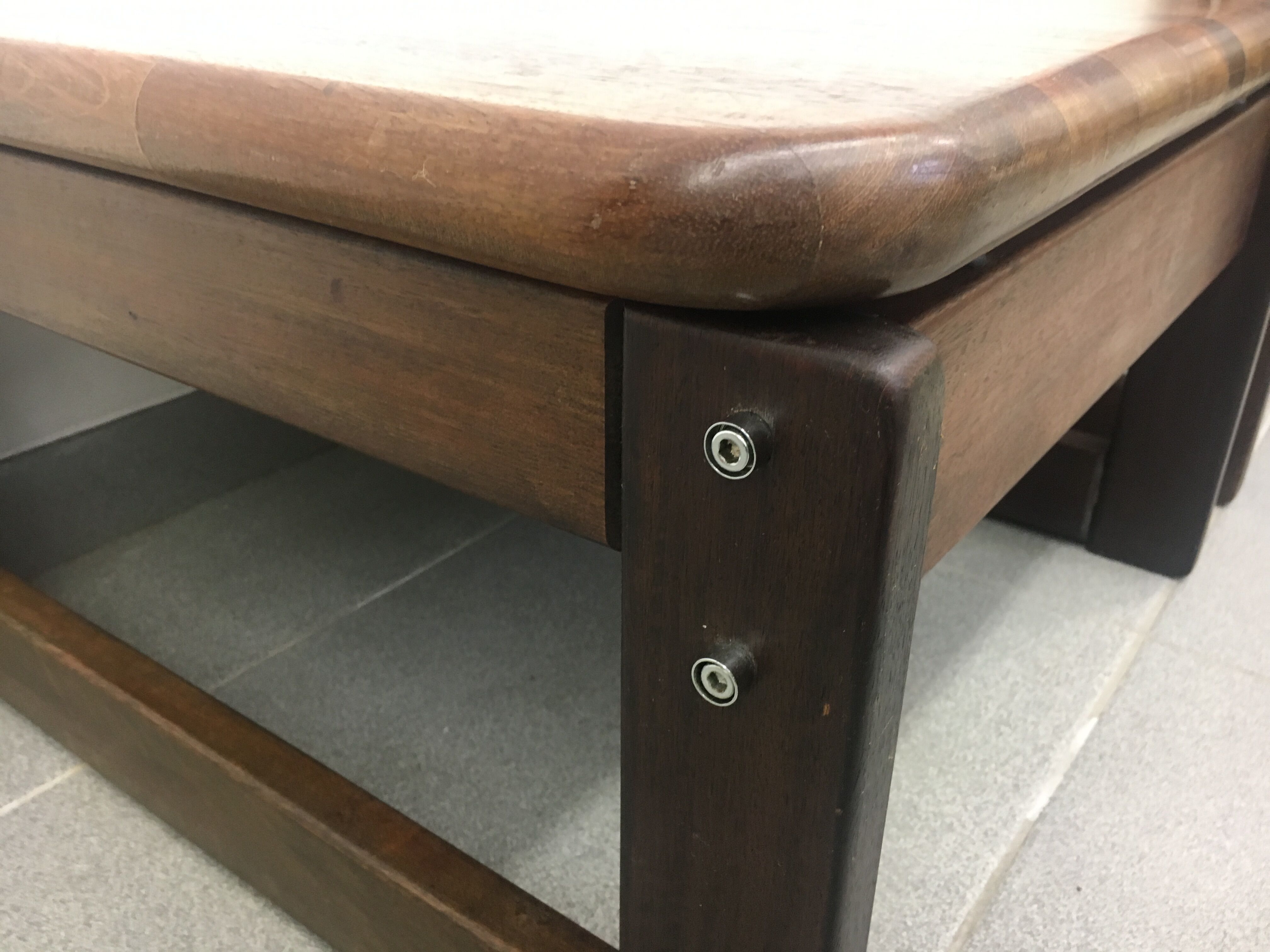 Set of 2 Percival Lafel Mid-century Brazilian side tables, 1970's