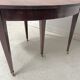 Louis XVI style bandeau table with 6 XIX century tapered legs.