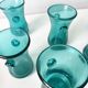 Set of bubble glass water glasses from the 1960s.