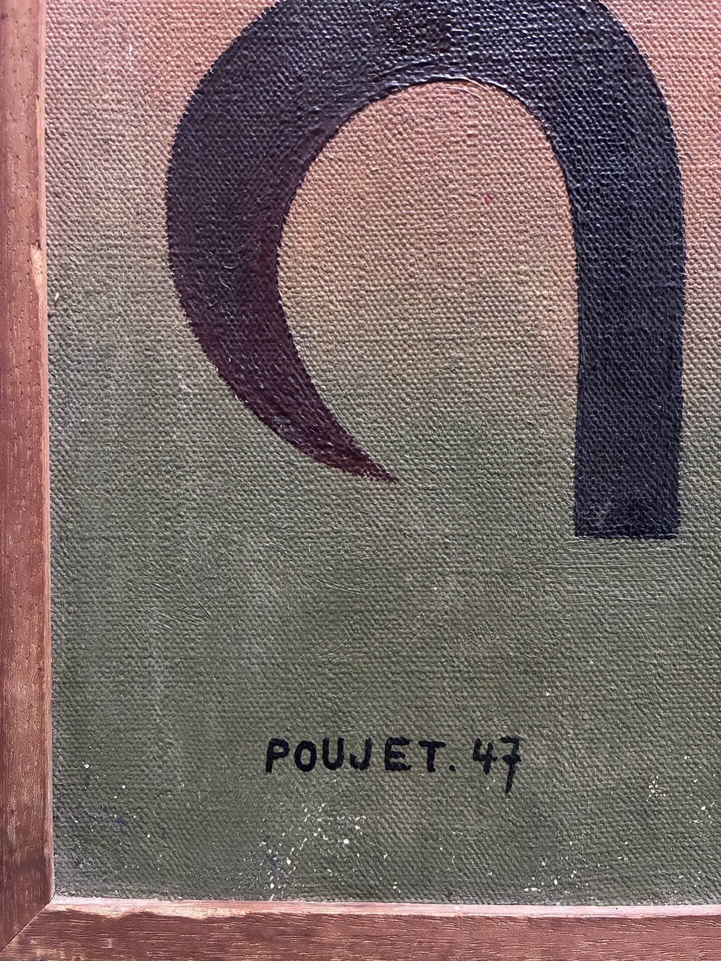 Abstraction André Poujet 1947