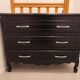 Black chest of drawers