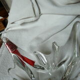 Empty pocket in vintage crystal shape umbrella Cristallerie de Vallerysthal