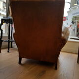 Club leather armchair
