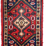 Tapis Vintage Hamadan en Laine, Années 1970, Élégance Artisanale