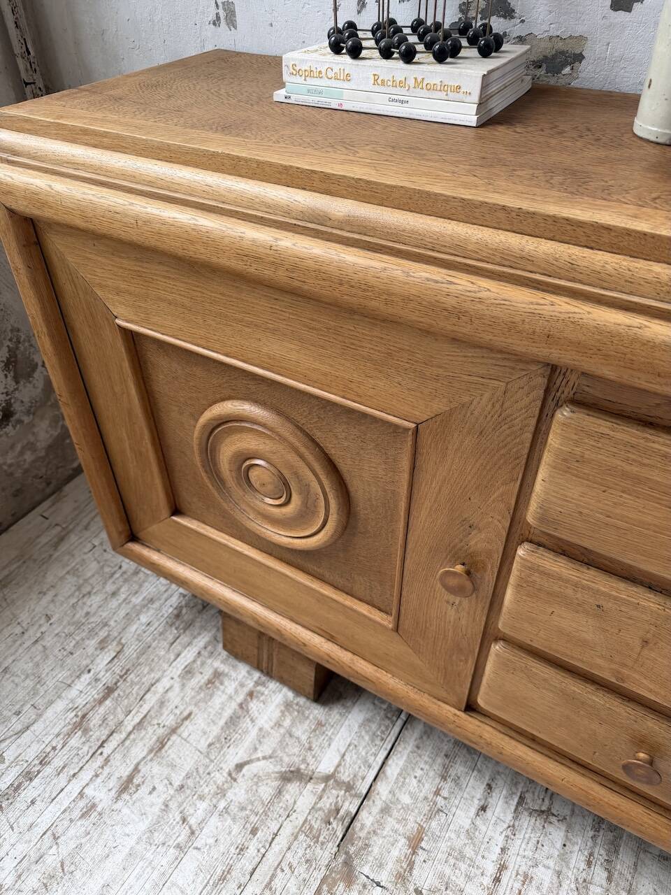 Enfilade storage unit oak Art Deco 1940 Dudouyt