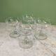 4 coupes à champagne Baccarat cristal uni forme gondole