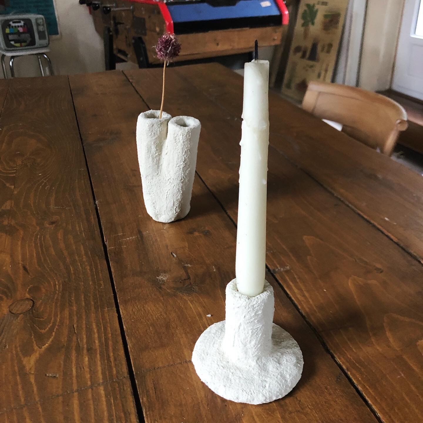 Pair of candle holders