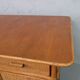 Mid-century italian bamboo, rattan and teak desk, 1960s