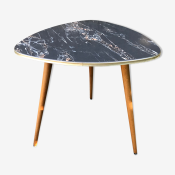 Table d’appoint vintage tripode pieds compas