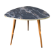 Vintage side table tripod feet compas