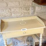 Meuble ancien coiffeuse patiné