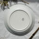 Vintage hollow dish in floral earthenware Moulin des Loups model "Cordoue"