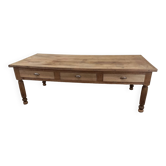 Ancienne table de métier à tiroirs