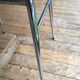 4 chaises en formica vintage marron effet bois