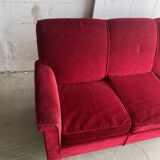 Vintage velvet sofa