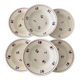 Set of 6 deep plates Badonviller model Jean – Antique crockery