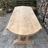 Solid oak monastery table