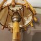 Applique vintage en rotin Louis Sognot