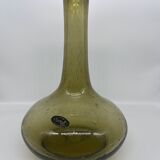 Bubble glass vase