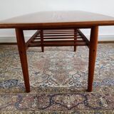Scandinavian coffee table 60's model "GJ106" by Grete Jalk for Poul Jeppesen