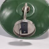 Pair of enamelled sheet metal wall lights