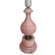 Pair de lampes vintage en marbre rose