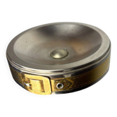 Maria Pergay's style belt buckle ashtray, France, 1970s