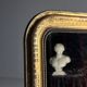 Miroir doré Louis Philippe du 19ème siècle