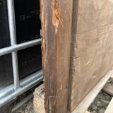 Large carved wooden mirror