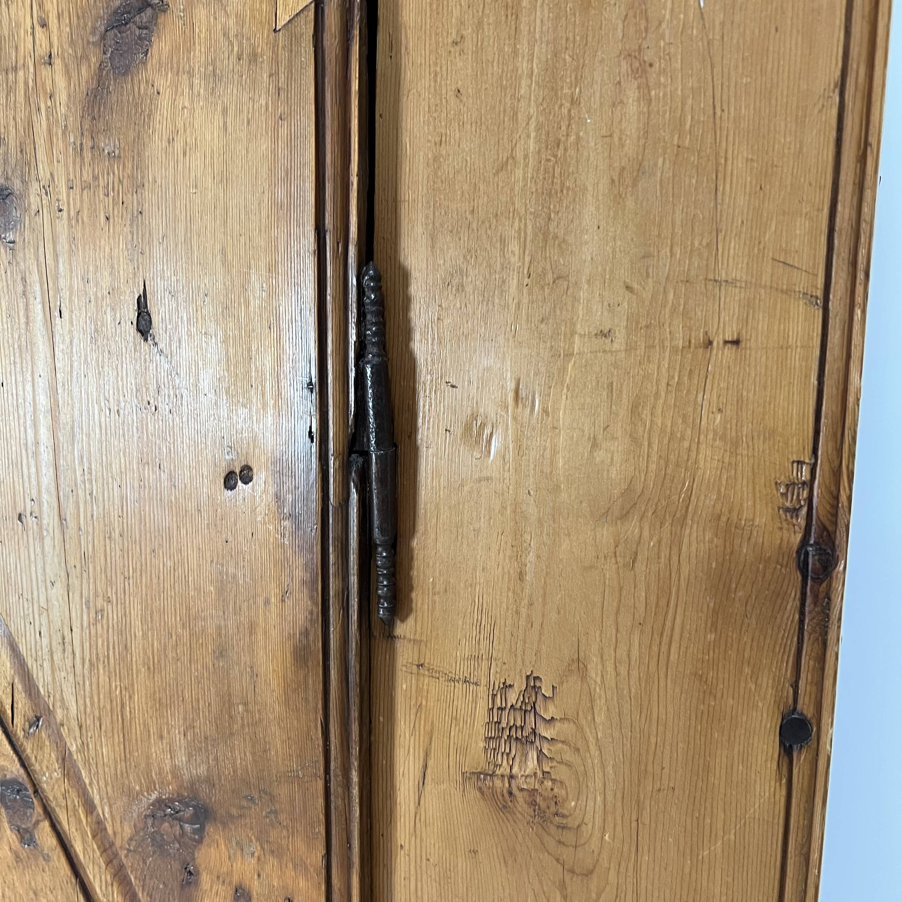 Authentic mountain cabinet furniture, jam maker, folk art, Savoie