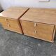 Set of 2 vintage bedside tables Gauthier France