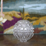 Globe boule verre pointe de diamant, petit globe pour lampe