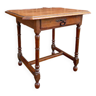 Louis XIII Period Oak Writing Table XVII Eme Century