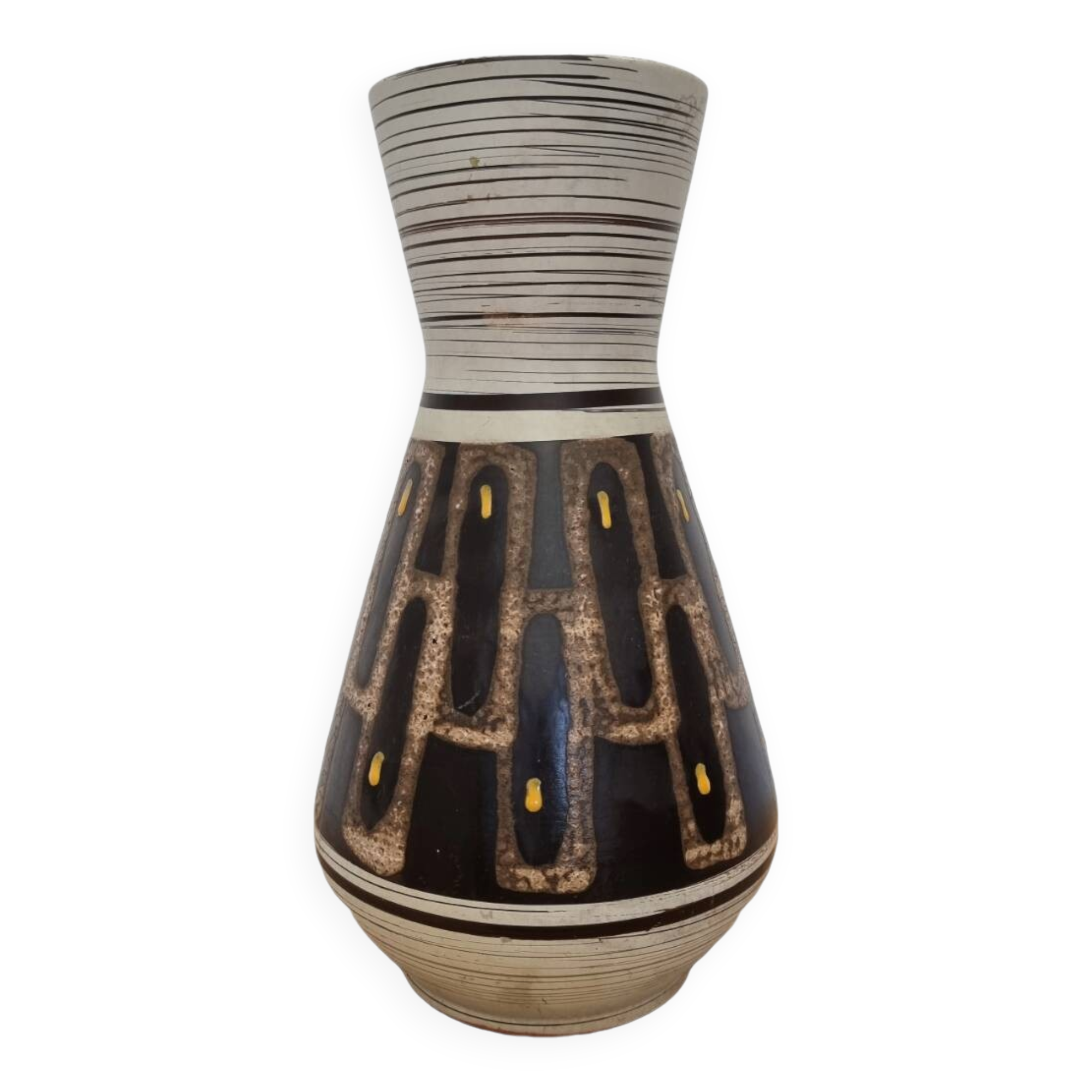 Vintage Vase West Germany Carstens Tonnieshof 1218 29, from the 1960s