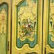 Series of four old closet doors