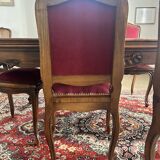 Table and 6 regency style chairs