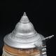 West Germany beer stein mug with lid vintage marzi remy, middle century modern mcm drinkware