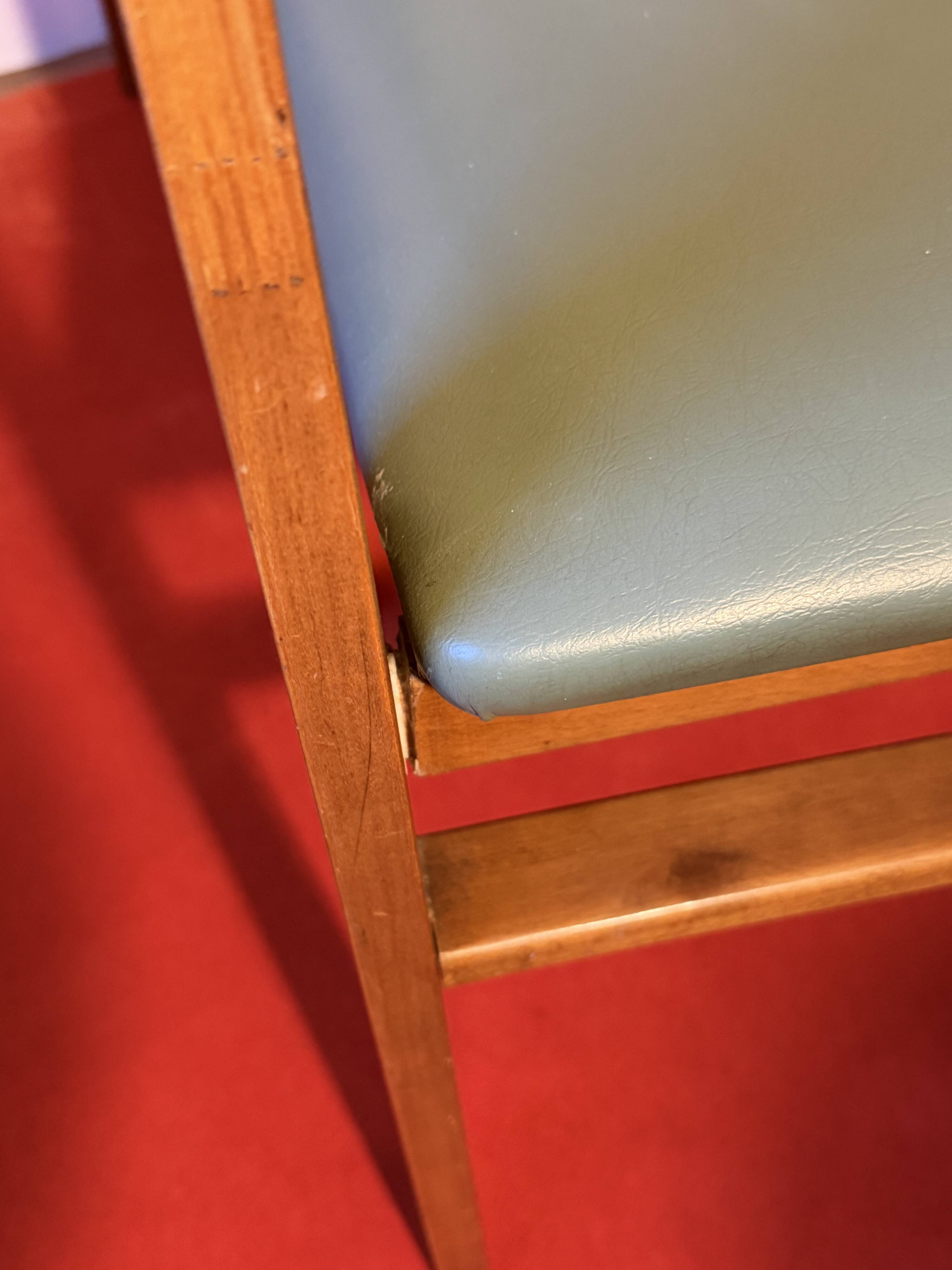 Set of 4 Arcadia dining chairs by Caraceni for Tagliabue.
