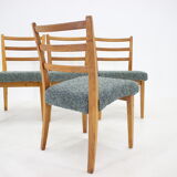 1960s Set of 4 Oak Dining Chairs ,Czechoslovakia