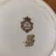 Vintage jewelry box in Limoges porcelain flowers and gilding