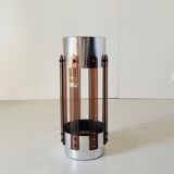 Porte-manteaux et porte-parapluies chromés vintage des années 1970, lot de deux