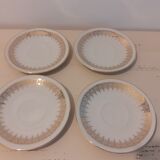 Set of 4 Bavaria saucers
