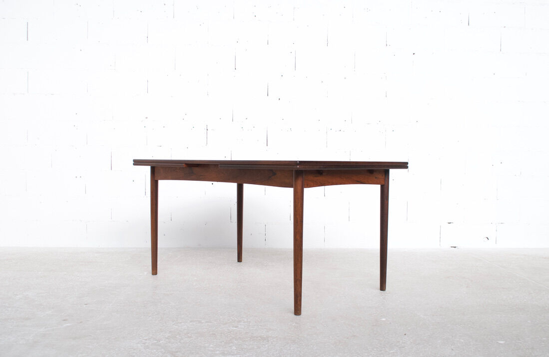 Scandinavian rosewood dining table 60's
