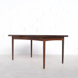 Scandinavian rosewood dining table 60's