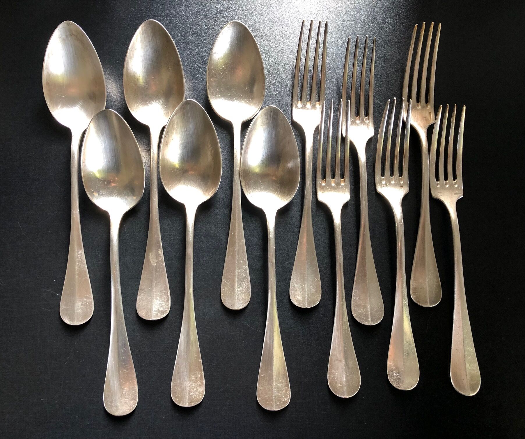 12 old cutlery model Baguette